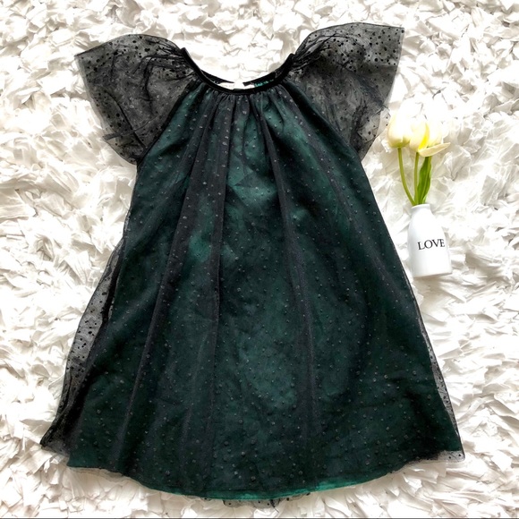 Zara Dresses | Zara Girls Black Tulle Party Dress Sz 6 | Poshmark